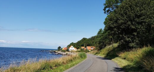 denmark, bornholm, sky